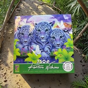 Tigers Little Brothers 750 Piece Puzzle - Kentaro Nishino Ceaco 2947-1 Unopened